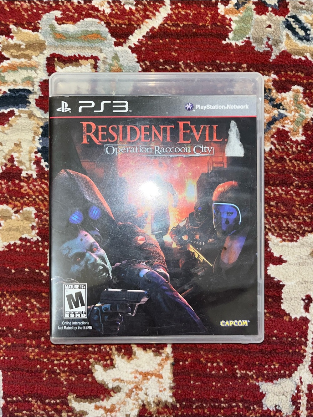 Sony PS3 Resident Evil: Operation Raccoon City - Black & Red Cover